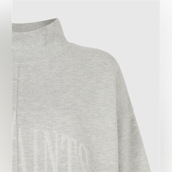 All Saints Navarra Splitsaints Grey Marl sweatshirt, new with tags, size Small - Picture 6 of 14